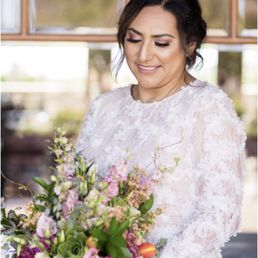 My wedding day  hair and make up on point