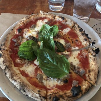 Cibo - Margherita and Italian Sausage Pizza - Pizza Near Me - Phoenix, Arizona Cibo - Margherita and Italian Sausage Pizza - Pizza Near Me - Phoenix, Arizona