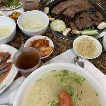 The Corner Place Restaurant - Cold Noodles Dong Chi Mi Gook Soo - Korean Near Me - Los Angeles, California