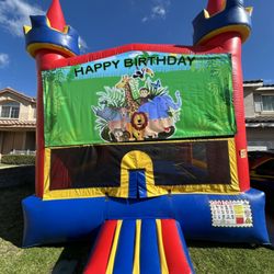 13x14 Jungle bounce house
