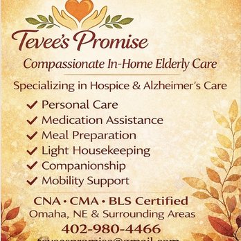 Tevees Promise - Home Health Care Near Me - Omaha, Nebraska