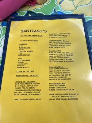 Menu photo 1 Santiago's Cafe Victoria, BC