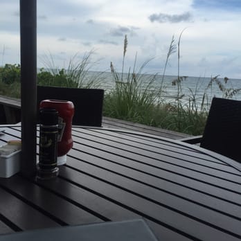 Longboards Oceanfront Grille - View from our seats... - Wine Bars Near Me - Melbourne, Florida Longboards Oceanfront Grille - View from our seats... - Wine Bars Near Me - Melbourne, Florida