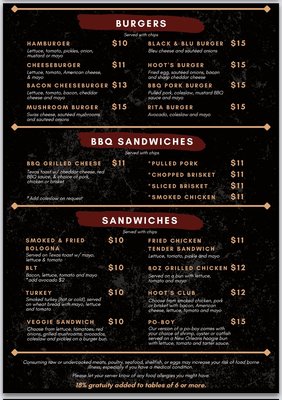 Menu photo 6 Hoot's BBQ McGehee, AR Menu photo 6 Hoot's BBQ McGehee, AR