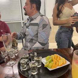 After a very satisfying breakfast have a tequila, this a Mexican tradition to have as a digestive.
