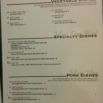 Mai's Restaurant - Menu as of July 2017 - Vietnamese Near Me - Houston, Texas Mai's Restaurant - Menu as of July 2017 - Vietnamese Near Me - Houston, Texas