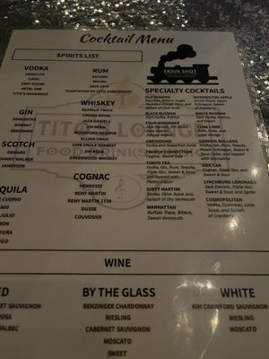 Menu photo 1 Tito's Lounge Douglasville, GA