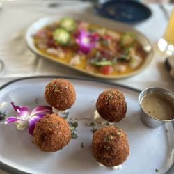 Bel Mare - These were fried risotto balls. Amazing