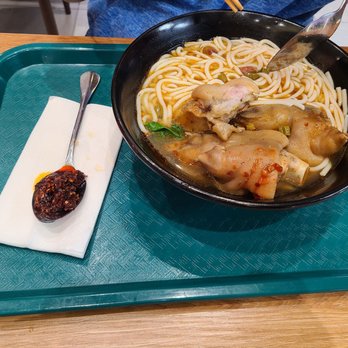 Mojie Noodle - Same for my friend. The front lady yelled at us for that extra spoon on the left - Noodles Near Me - Arcadia, California Mojie Noodle - Same for my friend. The front lady yelled at us for that extra spoon on the left - Noodles Near Me - Arcadia, California