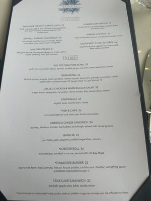 Menu photo 7 Blue Aster Nashville, TN