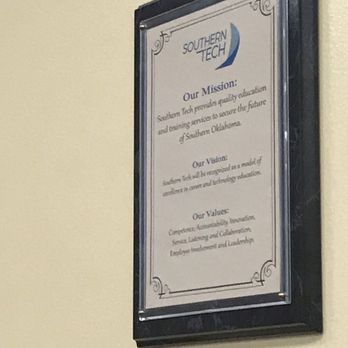 Southern Oklahoma Technology Center - Southern Tech Mission Statement 7.31.2019 - Colleges & Universities Near Me - Ardmore, Oklahoma Southern Oklahoma Technology Center - Southern Tech Mission Statement 7.31.2019 - Colleges & Universities Near Me - Ardmore, Oklahoma