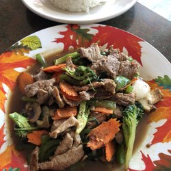 Baan Thai - Pad Basil with pork