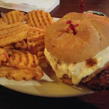 Rixster Grill - A really good buffalo chicken sandwich with melty cheese on top. Great flavor and a big chunk of chicken. - American Near Me - High Point, North Carolina
