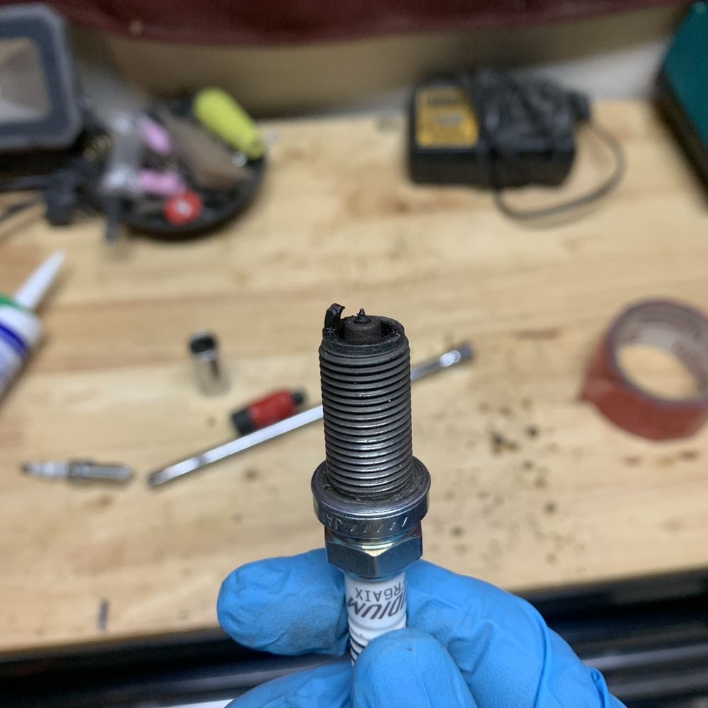 All In Auto Group - The bad spark plug I pulled out of my car the night I bought it. - Used Car Dealers Near Me - Norco, California All In Auto Group - The bad spark plug I pulled out of my car the night I bought it. - Used Car Dealers Near Me - Norco, California