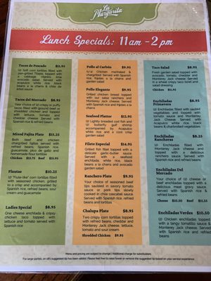 Menu photo 6 La Margarita San Antonio, TX Menu photo 6 La Margarita San Antonio, TX