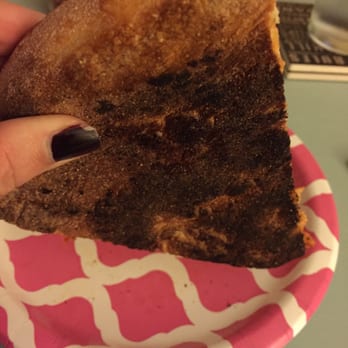 Valentino's Restaurant & Pizzeria - It smelt just as charred as it looks... We threw most of the pizza away ): - Pizza Near Me - Ledyard, Connecticut
