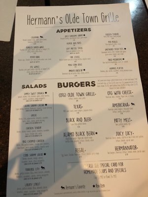 Menu photo 7 Hermann's Olde Town Grille Plymouth, MI