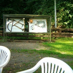 Zechenhaus Herberholz - Werkzeuge und Kleidung des Bergmannes im Schaukasten