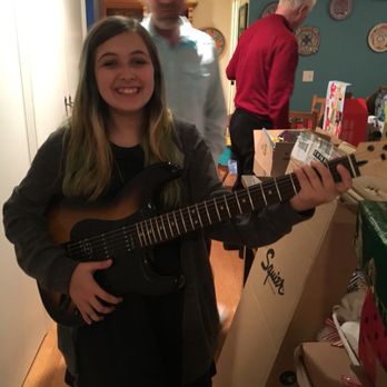 Lenny Gill - My step-daughter with her Christmas present. - Musical Instruments & Teachers Near Me - Oakland, California Lenny Gill - My step-daughter with her Christmas present. - Musical Instruments & Teachers Near Me - Oakland, California