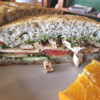 The Bakehouse in Dundarave - Chicken pesto sandwich - Bakeries Near Me - Vancouver, British Columbia