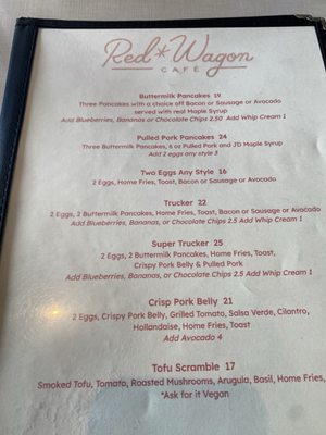 Menu photo 3 The Red Wagon Vancouver, BC Menu photo 3 The Red Wagon Vancouver, BC