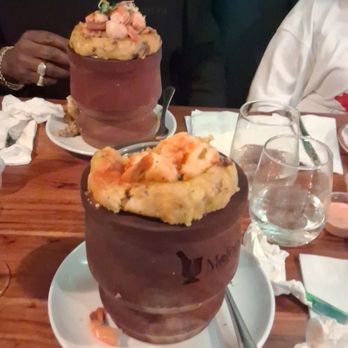 Mofongo - Trifongo con marisccos  y trifongo con camarones. - Puerto Rican Near Me - Miami, Florida