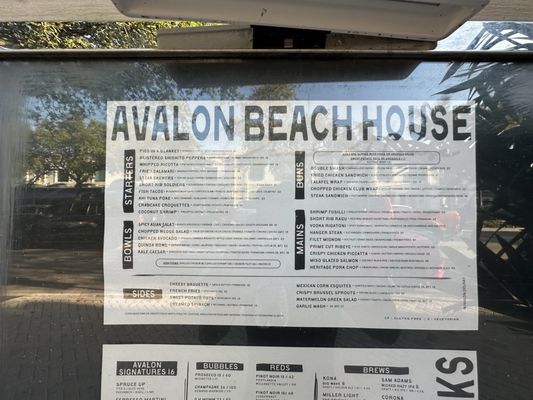 Menu photo 4 Avalon Beach House Delray Beach, FL Menu photo 4 Avalon Beach House Delray Beach, FL