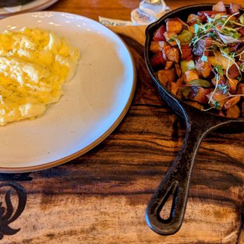 Ruby Red's BBQ - Pastrami hash and eggs - Barbeque Near Me - La Habra, California