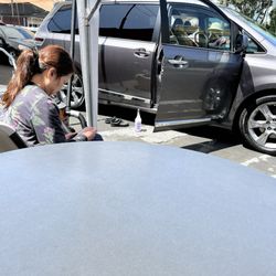 KSC Oakland Hand Car Wash - Spotted worker removing his shoes to enter my mini van to clean the inside of the windows! Appreciate the respect!