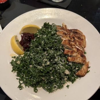 Sidebar At Whiskey Row - Chopped Kale Salad with blackened chicken - New American Near Me - Louisville, Kentucky Sidebar At Whiskey Row - Chopped Kale Salad with blackened chicken - New American Near Me - Louisville, Kentucky