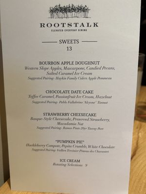 Menu photo 3 Rootstalk Breckenridge, CO
