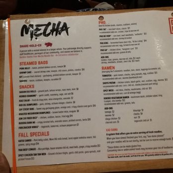 Mecha Noodle Bar - Menu - Noodles Near Me - New Haven, Connecticut Mecha Noodle Bar - Menu - Noodles Near Me - New Haven, Connecticut