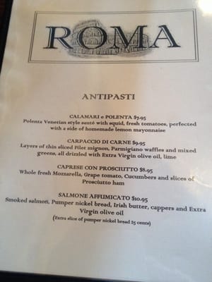 Menu photo 8 Ristorante Roma Carmel, IN Menu photo 8 Ristorante Roma Carmel, IN
