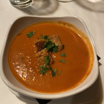 Lugano Ristorante - Sherry Tomato Soup. Simply the best tomato soup I've had! - Italian Near Me - Cary, North Carolina Lugano Ristorante - Sherry Tomato Soup. Simply the best tomato soup I've had! - Italian Near Me - Cary, North Carolina