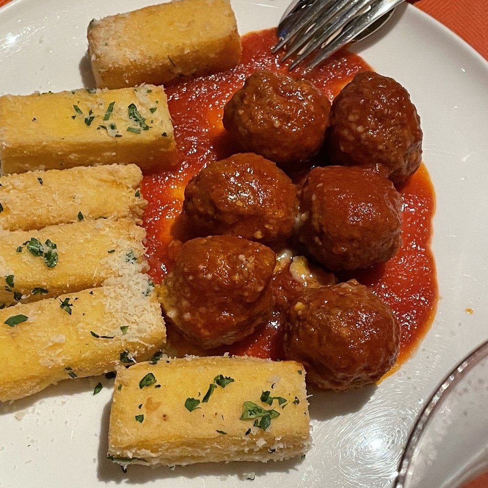 Sinatra - Meatballs and polenta, highly recommend - Italian Near Me - Las Vegas, Nevada Sinatra - Meatballs and polenta, highly recommend - Italian Near Me - Las Vegas, Nevada