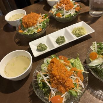 Torigoya - Salad and Special Chicken Soup. - Japanese Near Me - Los Angeles, California Torigoya - Salad and Special Chicken Soup. - Japanese Near Me - Los Angeles, California