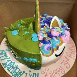 By the Dozen Bakery - Great idea for a shared boy/girl Birthday Party!