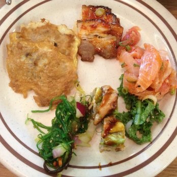 Sushi On - Fish pancake, spicy pork belly, sashimi salad (top 3) - Sushi Bars Near Me - Fairfax, Virginia Sushi On - Fish pancake, spicy pork belly, sashimi salad (top 3) - Sushi Bars Near Me - Fairfax, Virginia