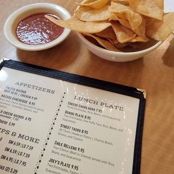 Los Ajos Mexican Grill - Menu and chips - Mexican Near Me - San Antonio, Texas