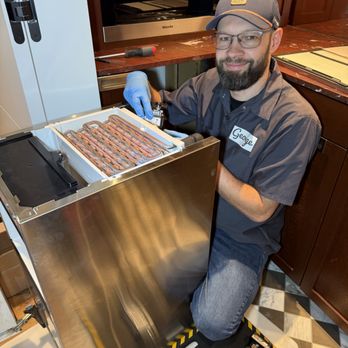 Expert Appliance Repair - George working on a Scotsman icemaker. - Appliances & Repair Near Me Expert Appliance Repair - George working on a Scotsman icemaker. - Appliances & Repair Near Me
