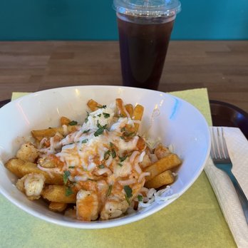 More Curry! - Butter Shrimp Poutine Fries - Indian Near Me - Corona, California More Curry! - Butter Shrimp Poutine Fries - Indian Near Me - Corona, California