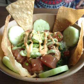 Encinitas Fish Shop - Ahi poke bowl. Sauce is very good. - Seafood Near Me - Encinitas, California Encinitas Fish Shop - Ahi poke bowl. Sauce is very good. - Seafood Near Me - Encinitas, California
