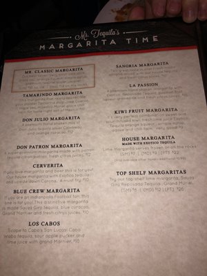 Menu photo 3 Mr Tequila's Cantina & Grill Indianapolis, IN
