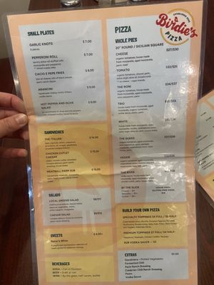 Menu photo 2 Birdie’s Pizza Asheville, NC