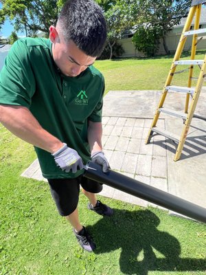 Gutter Installation - This client needed a full gutter replacement on his one-story home and it turned out beautiful!