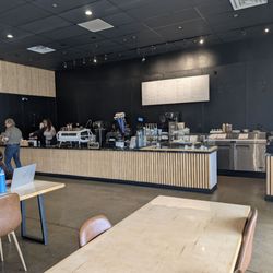 Aware Coffee - The inside decor is really modern and clean.