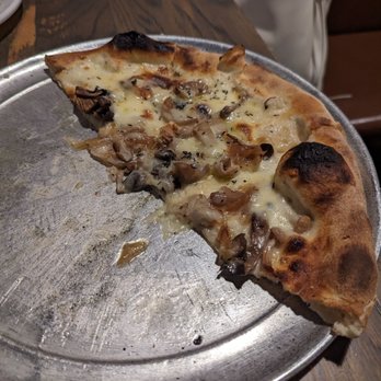 Old Town Tap - Half a mushroom pizza - Pizza Near Me - Truckee, California