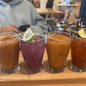Manon - Iced tea flight - Thai Near Me - Fullerton, California