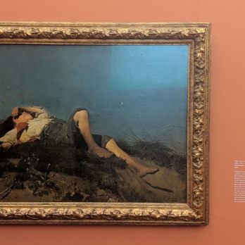 Sammlung Schack - Franz v. Lenbach "Hirtenknabe"(1860) - Museums Near Me - Munich, BY
