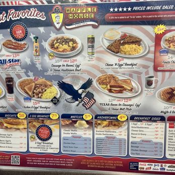 Waffle House - Breakfast Menu - Diners Near Me - Middleburg, Florida Waffle House - Breakfast Menu - Diners Near Me - Middleburg, Florida